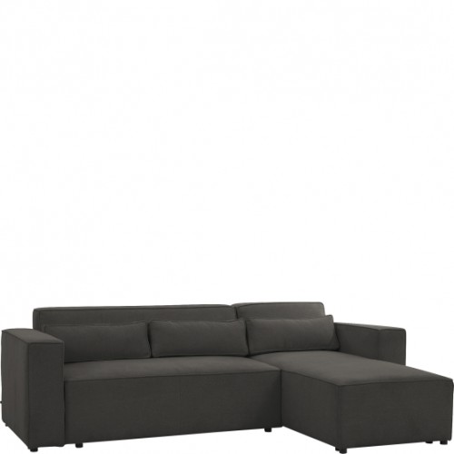 Stūra dīvāns CASTEL, Melns